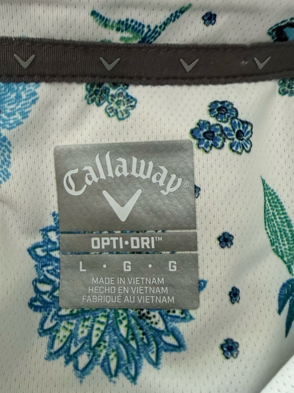 Callaway | Opti-Dri Botanical Performance Polo | Size Large - Picture 4 of 5